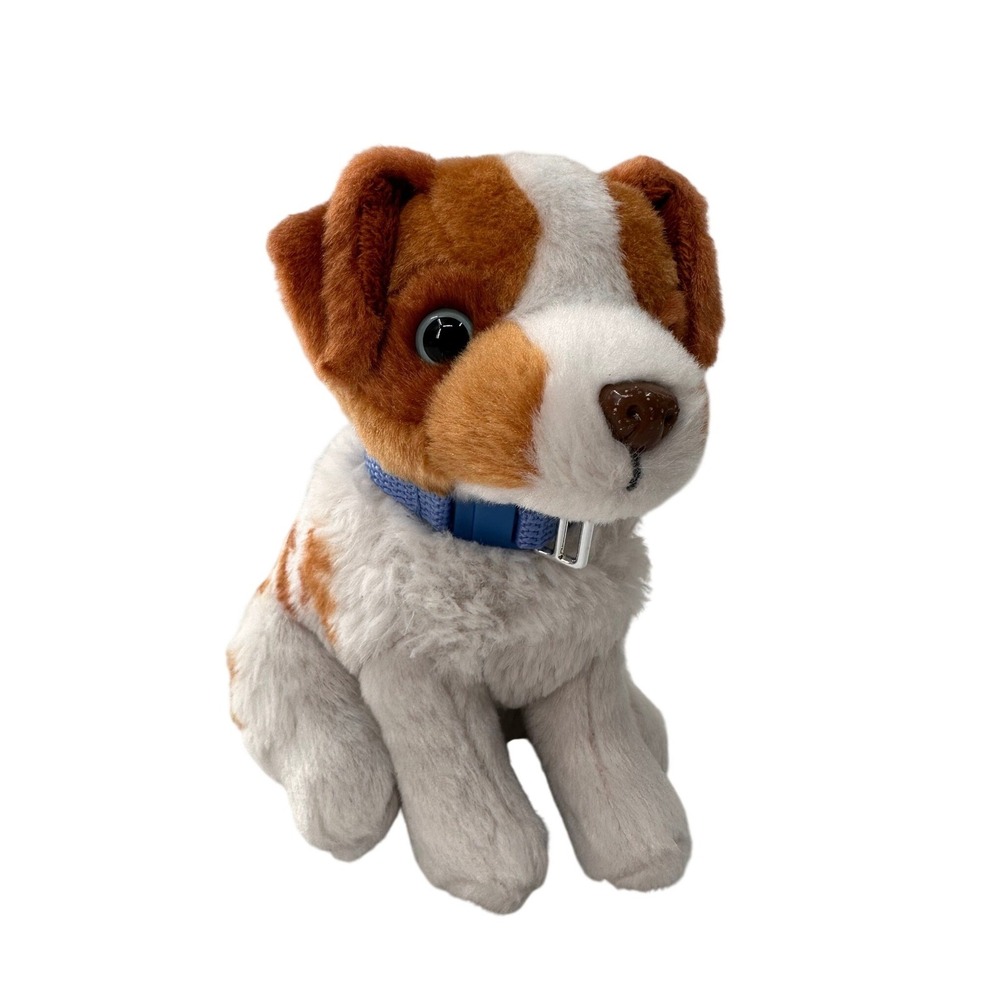 Our Generation Battat Plush Dog Puppy Jack Russell 6in Brown White Toy Kids